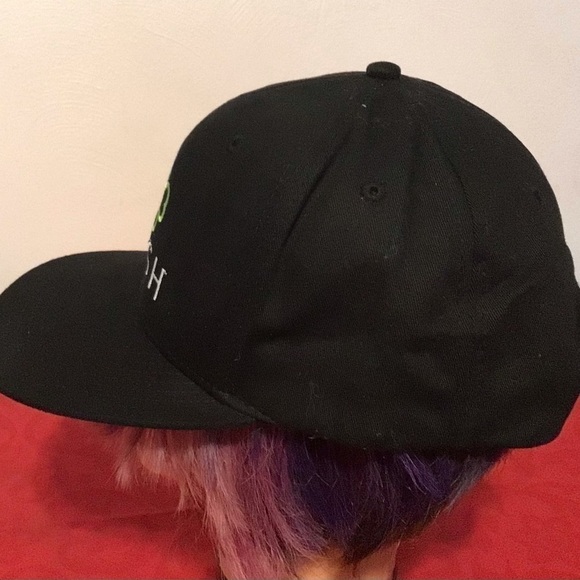 IVORY Headwear “HUSH” Shamrock Sewn Logo Black Snapback Dad Hat Baseball Cap New - Picture 3 of 6